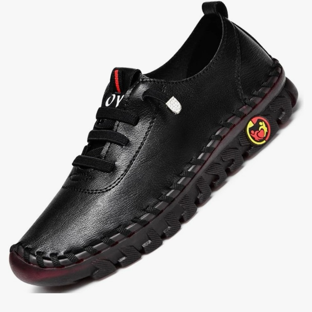 OY BLACK flexible slip on rubber shoes. Box toe. Size 8.5 Bling New without tags